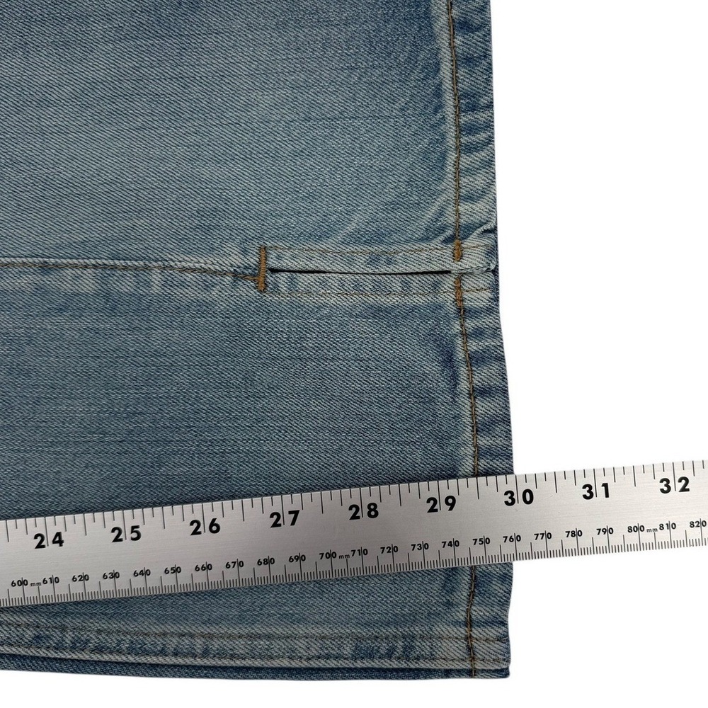 RE/DONE Marea Mid Rise Kick Flare Jeans Light Wash Blue Size 26 (28.5")NEW $298 - Picture 7 of 7